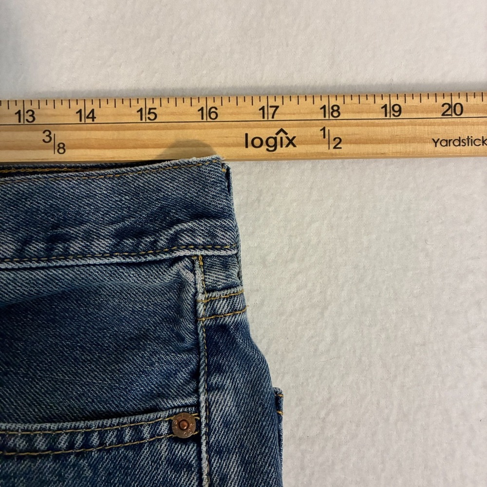 Vtg Y2K Levis 505 Jeans Mens Size 32x29 Straight Fit Denim Preppy Work Pants - Picture 7 of 9